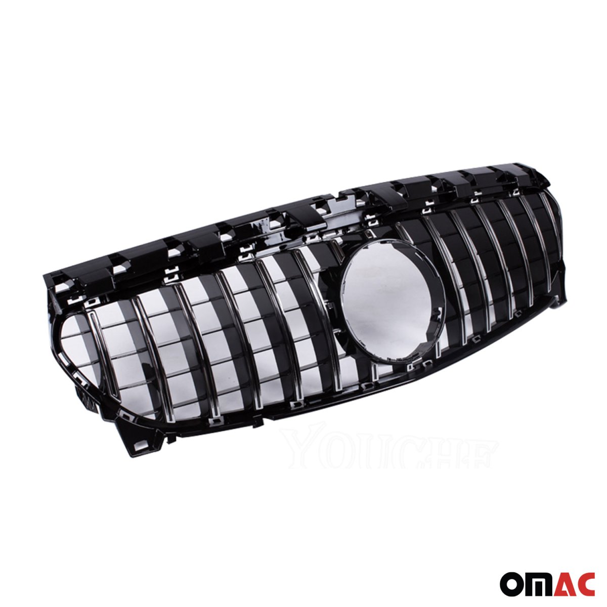 Mercedes-Benz W117 Grille - Omac - GT - Silver - '13-'19
